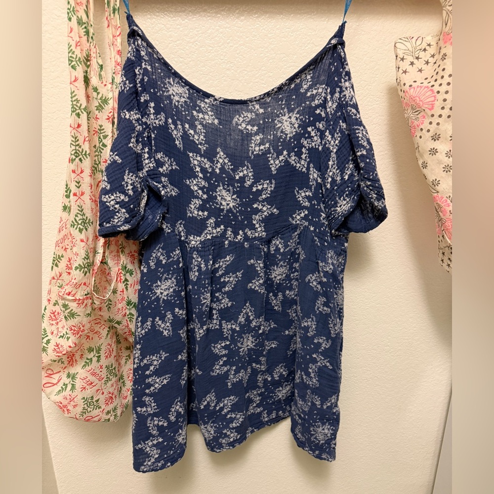 Free People Floral Gauze Dress